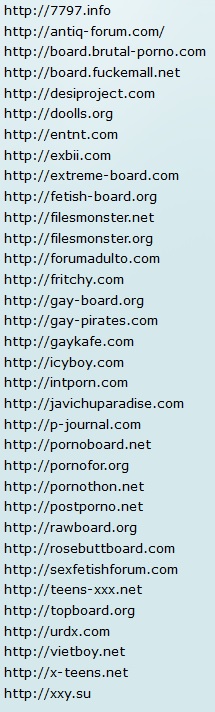 list of forums for posting download links